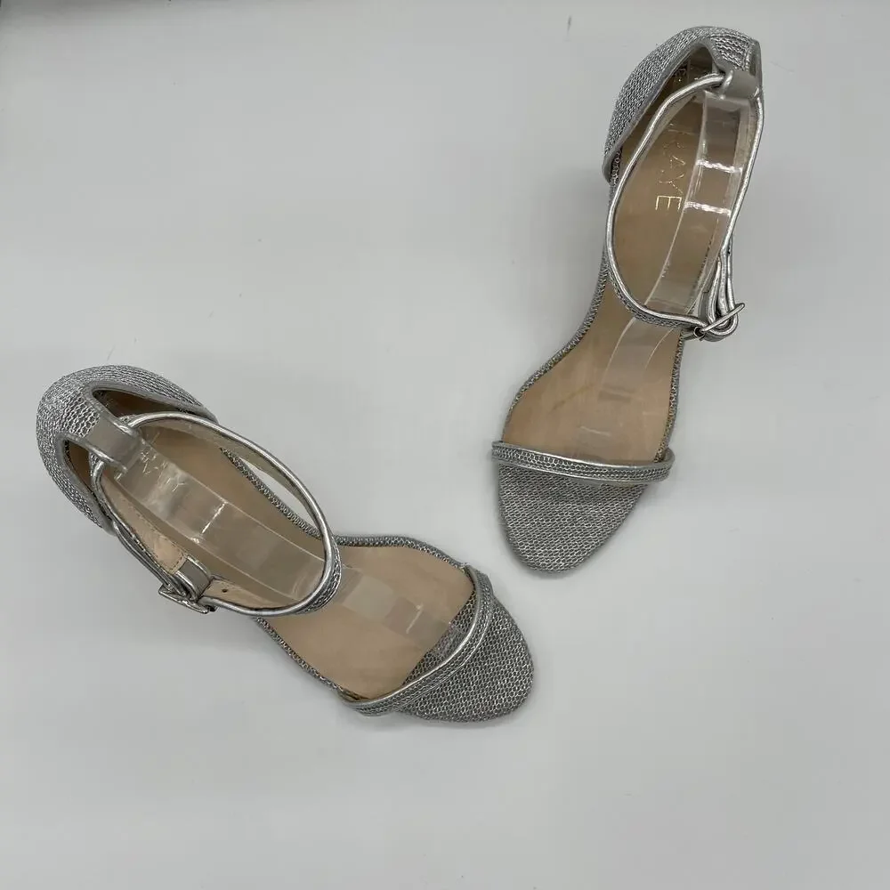 Raye X Revolve Kalene Heel - Silver - 10